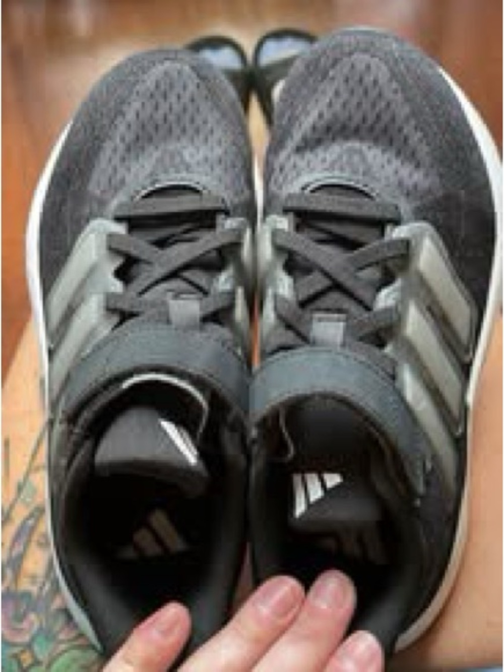 Adidas Kids’s Black Athletic Sneakers